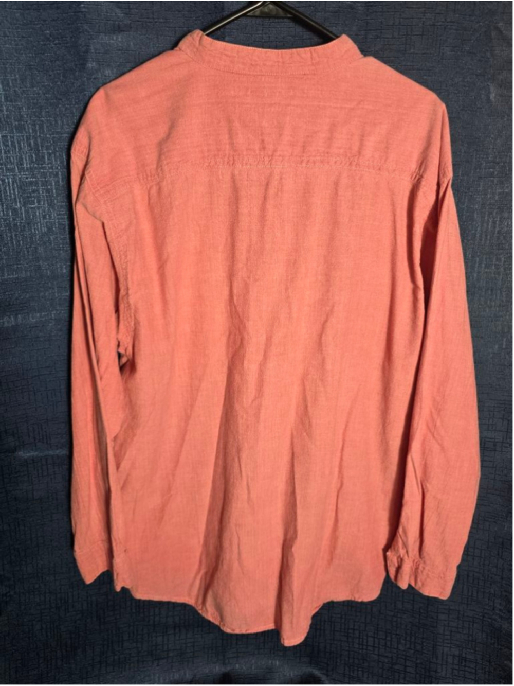 Men's THUMS UP Coral Casual Button Down Shirt L - Picture 4 of 4